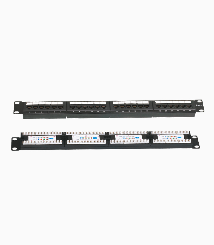پچ پنل 24 پورت Cat6 UTP کی نت K-N1062