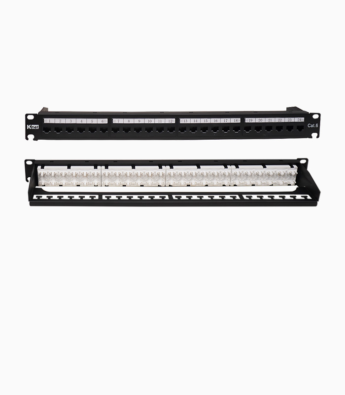 پچ پنل 24 پورت Cat6 UTP کی نت K-N1063