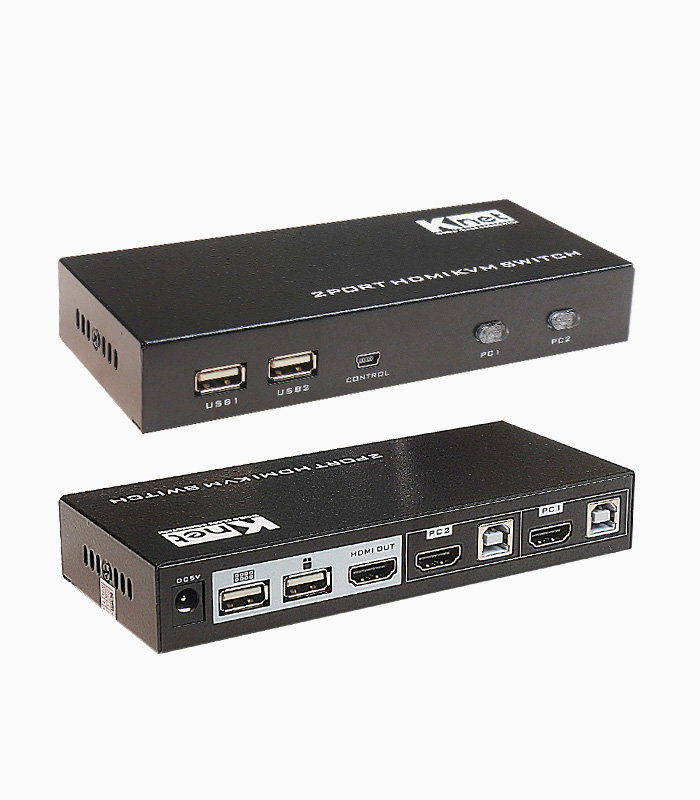 کی وی ام سوئیچ 2 پورت HDMI کی نت K-H622