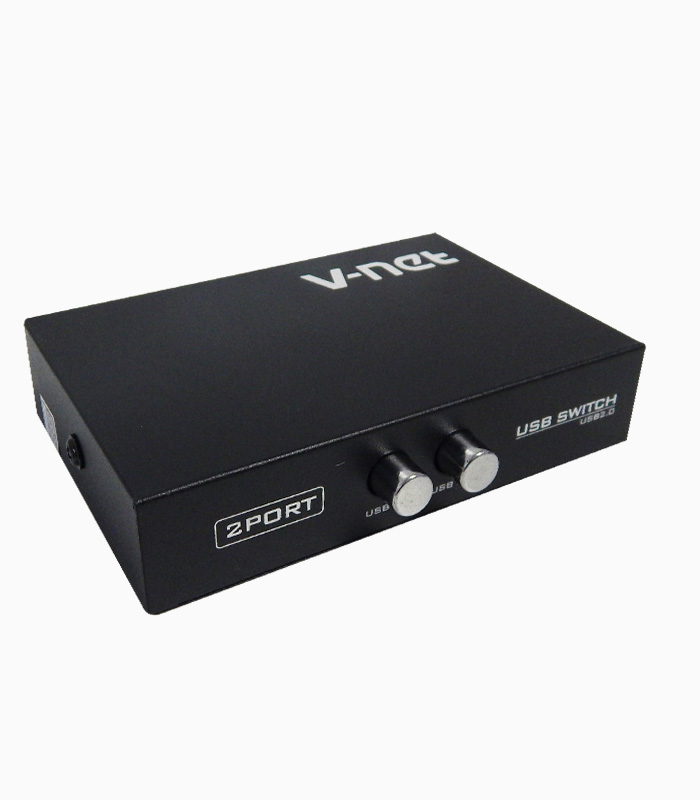 سوییچ 2 پورت USB دستی وی نت V-K403