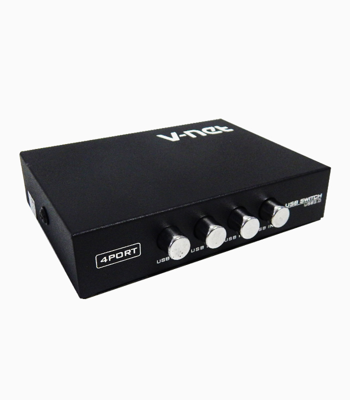 سوییچ 4 پورت USB دستی وی نت V-K404
